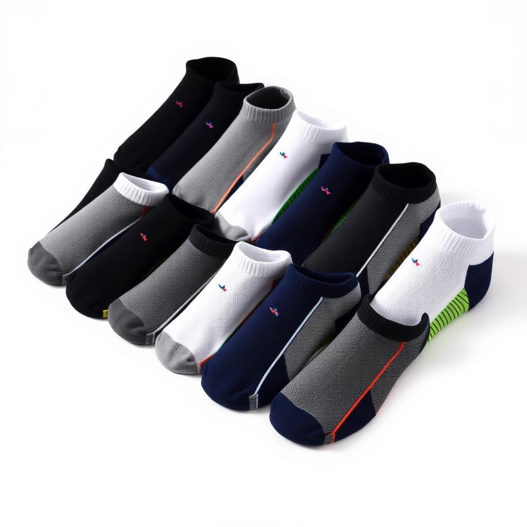 VEGCOO 8 Paires Chaussettes Sport Homme Femme 38-42